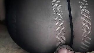 CFNM ???? Dry humping cum through pants after blowjob and rubbing clothed sex