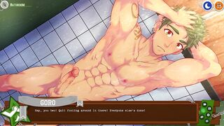 Camp Buddy: Scoutmaster Season | Aiden Showering with Yoshinori (Dick)