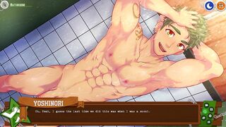 Camp Buddy: Scoutmaster Season | Aiden Showering with Yoshinori (Chest)