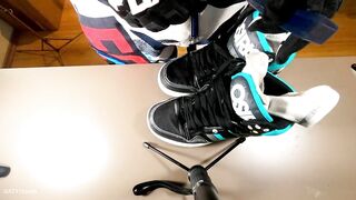 Blond MX gear boy cum on his shoes