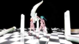 【MMD】Checkmate feat-Nami & Vivi【R-18】