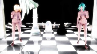 【MMD】Checkmate feat-Nami & Vivi【R-18】