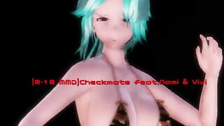 【MMD】Checkmate feat-Nami & Vivi【R-18】