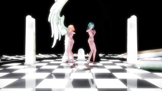 【MMD】Checkmate feat-Nami & Vivi【R-18】