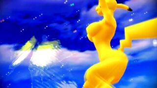 【MMD】Pikachu Pokemorph - Remix【R-18】