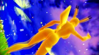 【MMD】Pikachu Pokemorph - Remix【R-18】