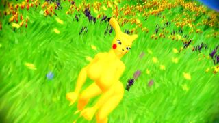 【MMD】Pikachu Pokemorph - Remix【R-18】