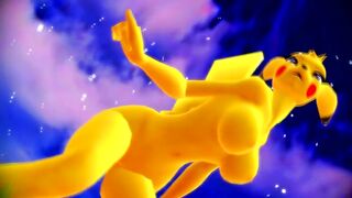 【MMD】Pikachu Pokemorph - Remix【R-18】