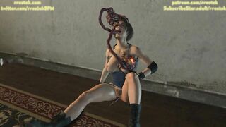 Jill Valentine in huge trouble 3D Porn Animation