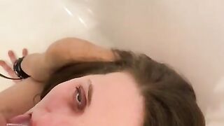 Lana Amira - Filling mouth with piss for the first time