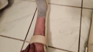 Paraplegic Putting Leg Braces On - First Person View