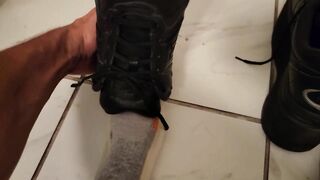 Paraplegic Putting Leg Braces On - First Person View