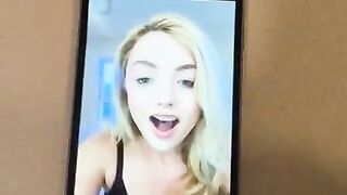 Peyton List - CUM TRIBUTE - Quickie