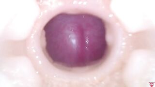 Super cum in vagina. Excellent internal camera