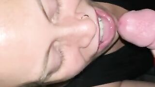 Cumshot on my face!