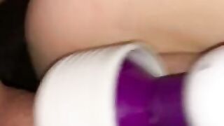 Close up pussy fuck with orgasm and cumshot