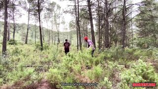 I meet a hot lumberjack in the woods and he breaks my ass