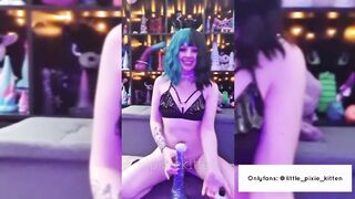 Little Pixie Kitten Onlyfans Preview - Bad Dragon Whore