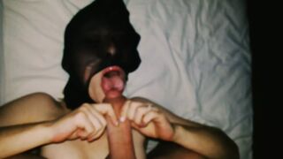 Blowjob and cum on wife face