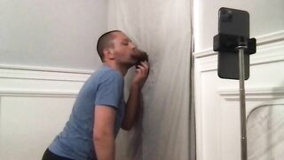 Thick D college dude comes to my glory hole