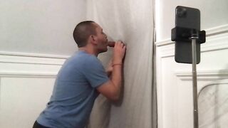 Thick D college dude comes to my glory hole