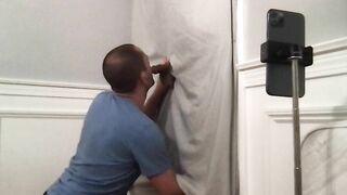 Thick D college dude comes to my glory hole