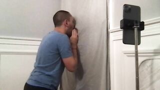 Thick D college dude comes to my glory hole