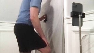 Thick D college dude comes to my glory hole