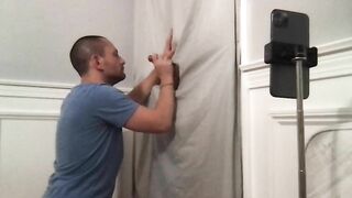 Thick D college dude comes to my glory hole