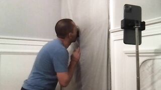 Thick D college dude comes to my glory hole