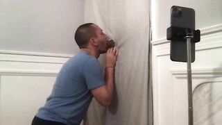 Thick D college dude comes to my glory hole