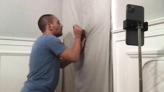 Thick D college dude comes to my glory hole