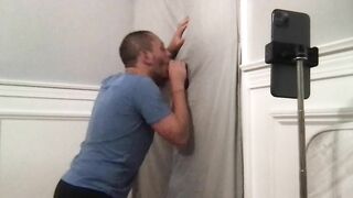 Thick D college dude comes to my glory hole