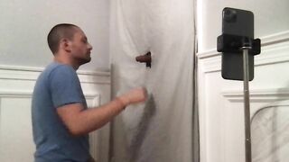 Thick D college dude comes to my glory hole