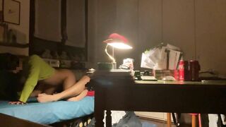 Silent Fuck Cause My Parents Are In The Next Room - Anilingus, Blowjob, Reverse Cowgirl