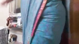 indian step mom  teasing step son with big ass