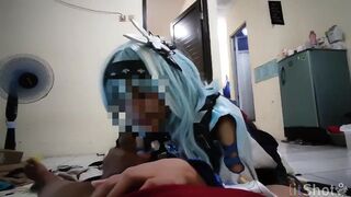 Eula Cosplay Blowjob, uncensored and full video at modelhub