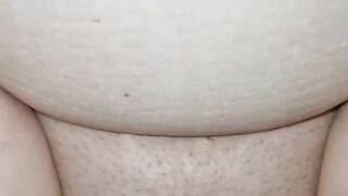 British bbw wife Anal to pussy gaping creampie