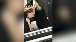 Public Blowjob in the Elevator! ????????????