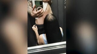 Public Blowjob in the Elevator! ????????????