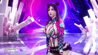 [MMD] (G)I-DLE - TOMBOY Hot Kpop Dance Ahri Akali Evelynn Kaisa League of Legends KDA