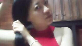 Asian alone at home horny homemade masturbate 21