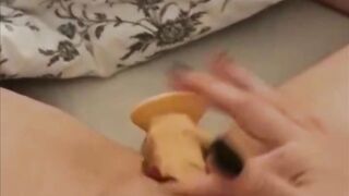 Dildo action with my pussy asmr