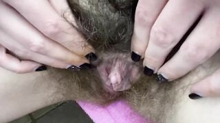 hairy virgin pussy close up