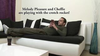 The crotch rocket with Melody Pleasure and Cheffie Shot