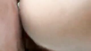 Hot Ass CJ Cums From Behind