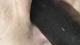 Wife using fuck machine