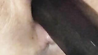 Wife using fuck machine