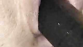 Wife using fuck machine