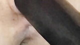 Wife using fuck machine